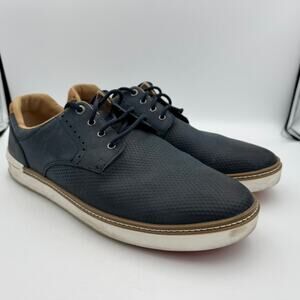 Johnston & Murphy Golf Spikeless Waterproof Oxford Shoes Men’s 12 Navy Leather